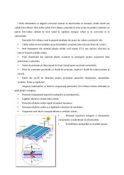 Laborator - Determinarea Experimentală a Caracteristicilor de Funcționare a Panourilor Fotovoltaice