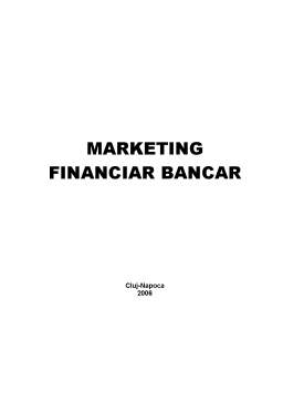 Curs - Marketing Financiar Bancar