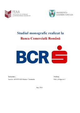 Proiect - Monografie BCR