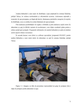 Disertație - Instalații de pompare - rețea mixtă de alimentare cu apă