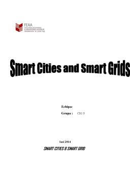 Referat - Smart Cities and Smart Grids