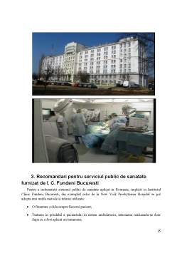 Proiect - Analiza comparativă între Institutul Clinic Fundeni București și New York-Presbyterian Hospital