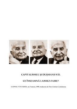 Referat - Ludwig von Mises Capitalismul și Dușmanii Săi