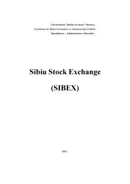 Proiect - Sibiu Stock Exchange