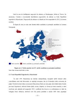 Proiect - Tările Candidate la Uniunea Europenă