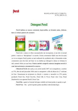 Referat - Tehnici promoționale - detergent Persil