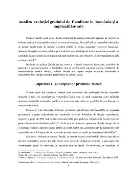 Proiect - Analiza Evoluției Gradului de Fiscalitate în România și a Implicațiilor Sale