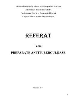 Referat - Preparate Antituberculoase