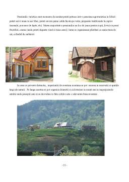 Proiect - Turismul - factor de dezvoltare rurală în microzona Sibiel, Județul Sibiu