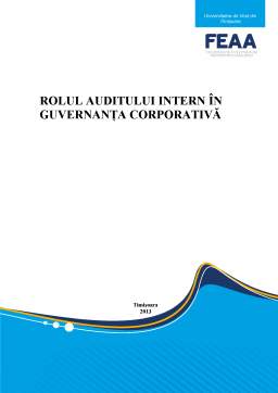 Proiect - Rolul Auditului Intern în Guvernanța Corporativă