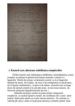 Proiect - Combinații complexe în chimia analitică