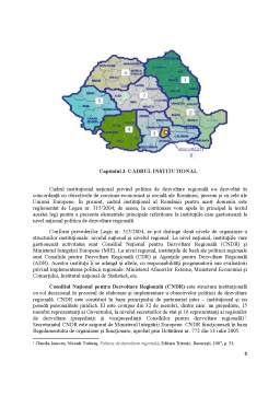Student Stadium Maxim Referat Organizarea dezvoltării regionale și locale în România < Management