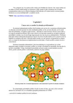 Proiect - Administrația Publică din România și Reforma Descentralizării
