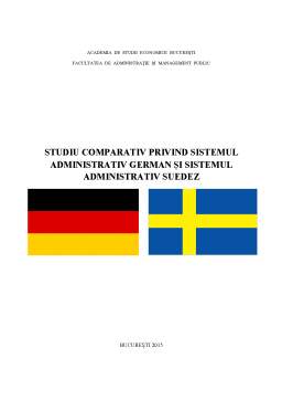 Referat - Studiu Comparativ privind Sistemul Administrativ German și Sistemul Administrativ Suedez