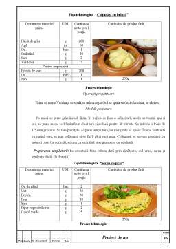 Proiect - Valorificarea gastronomiei moldovenești în UAP