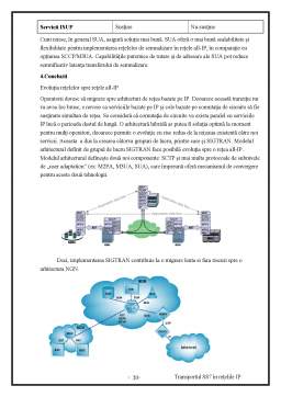 Referat - Transportul sistemului de semnalizare nr 7 peste rețelele IP
