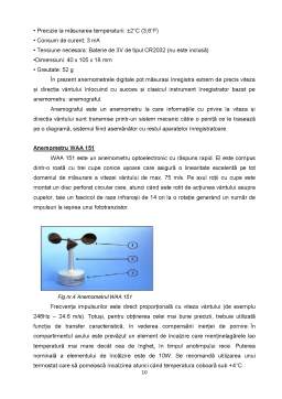 Proiect - Sisteme de Măsurare a Direcției și Vitezei Vântului