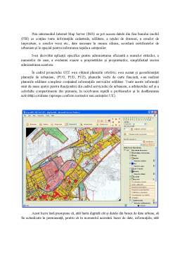 Referat - Aplicațiile sistemului GIS comunal, folosite în activitatea cotidiană a administrației publice locale