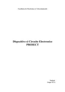 Proiect - Proiectarea unui Oscilator Generator de Pulsuri Dreptunghiulare