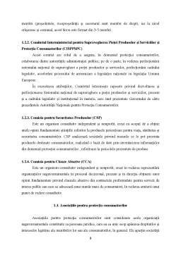 Proiect - Cadrul Administrativ Privind Protecția Consumatorului în România