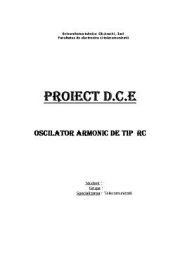 Proiect - Proiect DCE