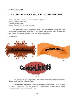 Proiect - Înființarea unei companii - SC CookieLicious SRL