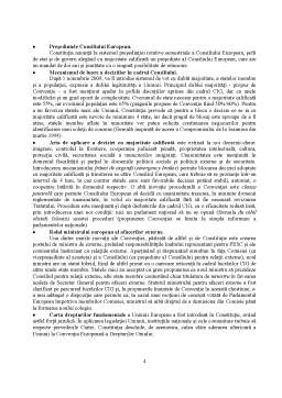 Proiect - Rolul constituției europene în reformarea guvernanței comunitare