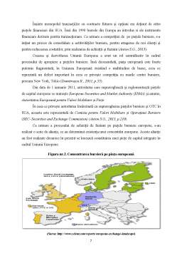 Proiect - Comparație privind dezvoltarea piețelor financiare în SUA și în Uniunea Europeană