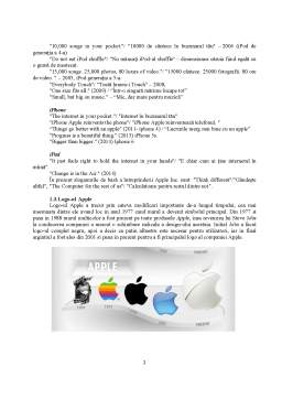 Referat - Apple - Evolutie, strategii și business