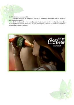 Proiect - Studiul atitudinii consumatorilor fata de noul produs Coca-Cola Menthol