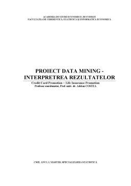 Proiect - Data mining - interpretrea rezultatelor