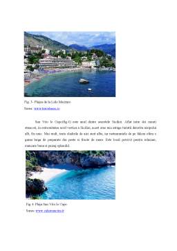 Seminar - Turismul litoral în Sicilia