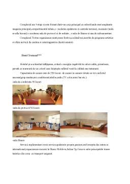 Proiect - Lucrare de practică - SC Trotusul SA - Hotel Trotuș