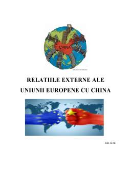 Proiect - Relații externe UE - China
