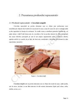 Proiect - Managementul producției - SC Chocolate Factory SRL