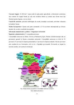 Proiect - Analiza resurselor, strategiilor și a ramurilor de activitate ale Spaniei