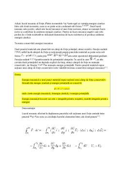 Referat - Teoreme generale în dinamica punctului material