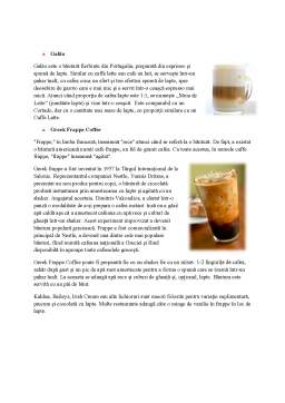 Referat - Analiza senzorială a cafelei