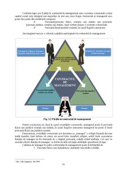 Licență - Particularitățile contractului de management