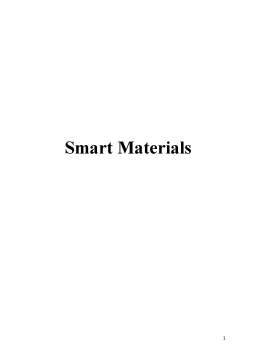 Referat - Smart materials