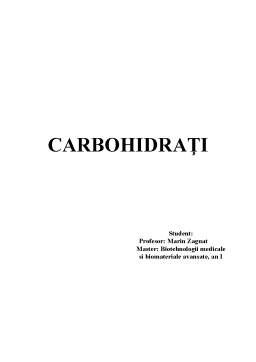 Proiect - Carbohidrați