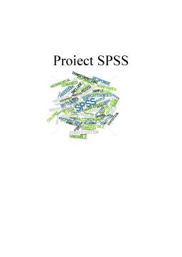 Proiect - Proiect SPSS