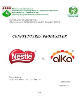 Proiect - Confruntarea produselor Nestle vs Alka