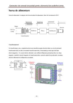 Proiect - Generator de semnal sinusoidal pentru domeniul de audiofrecvență