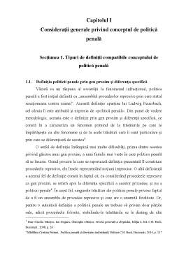 Disertație - Studiul privind politica penală a legiuitorului român în materia infracțiunilor contra vieții