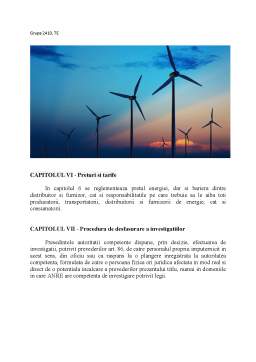 Referat - Adaptări și modificări ale legii Energiei Electrice și Gazelor Naturale