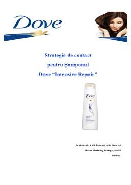 Referat - Strategie de contact Dove