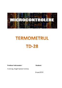 Proiect - Termometrul TD-28