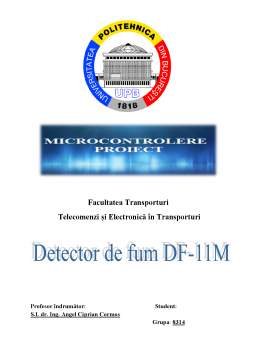 Proiect - Detector de fum DF-11M