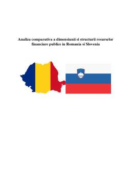 Referat - Analiza comparativă a dimensiunii și structurii resurselor financiare publice în România și Slovenia